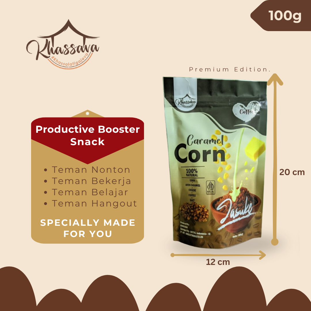 Coffee Jasuke Caramel Corn Khassava 100gr