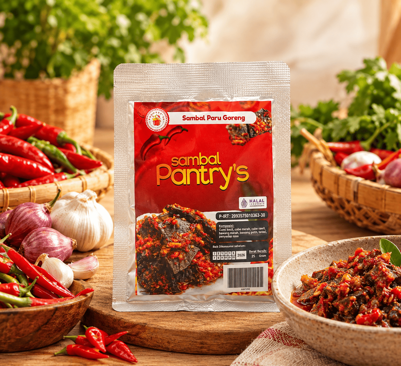 Sambal Pantry's Paru Goreng Sachet