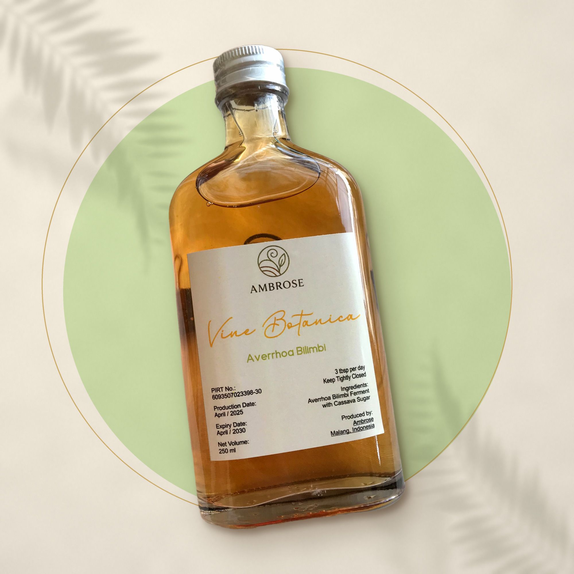 Cuka Blimbing Wuluh Natural Raw tanpa Pasteurisasi 250ml