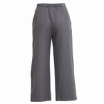 Sae. Arden Pants Dark Grey - Celana Wanita Straight Fit Panel Depan Unik - Office Workwear S/M--L/XL