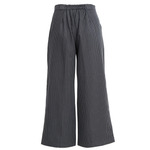 Sae. Harper Pants Dark Charcoal Grey Pinstripe - Celana Straight Fit Wanita - Celana Smart Casual S/M- L/XL