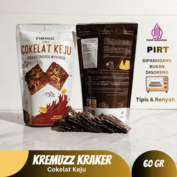 Kremuzz Kraker Rasa Cokelat Keju