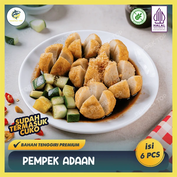Pempek Adaan Palembang Asli Isi Tenggiri | Kenyal Enak | Frozen Food Praktis Tinggal Goreng