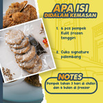 Pempek Kulit Palembang Asli Isi Ikan Gurih | Renyah & Enak | Frozen Food Praktis Tinggal Goreng