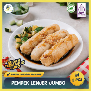 Pempek Lenjer JUMBO Palembang Asli | Pempek Jumbo Isi Tenggiri | Praktis Tinggal Goreng
