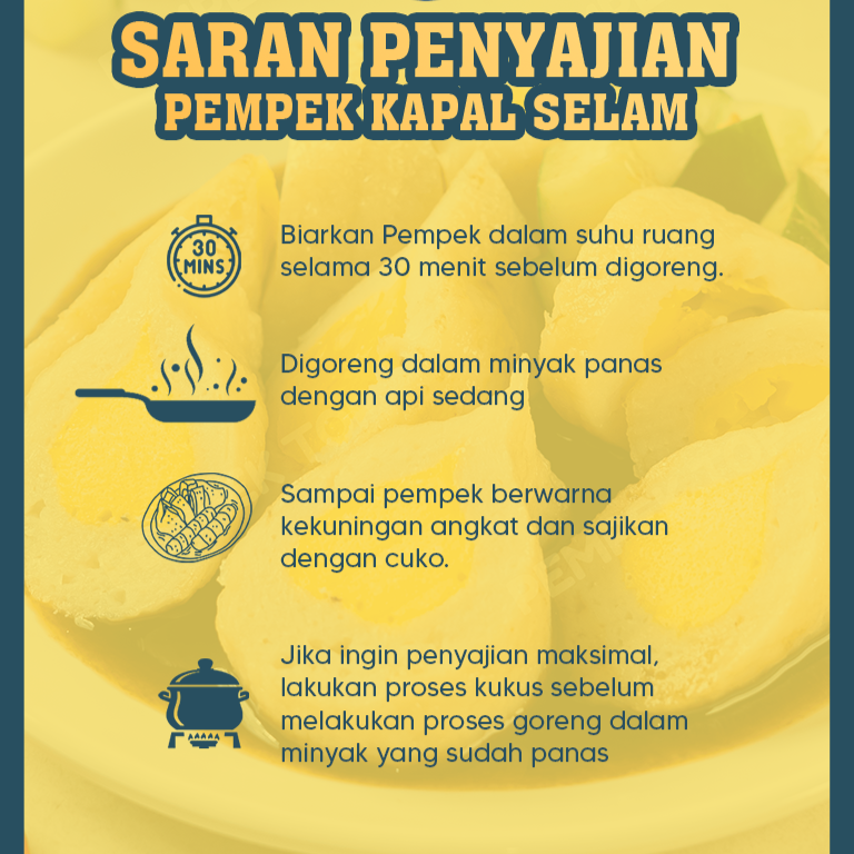 Pempek Kapal Selam JUMBO Palembang Asli | Pempek Jumbo Isi Tenggiri | Praktis Tinggal Goreng