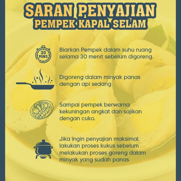 Pempek Kapal Selam JUMBO Palembang Asli | Pempek Jumbo Isi Tenggiri | Praktis Tinggal Goreng