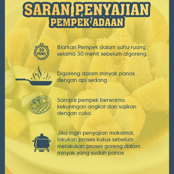 Pempek Adaan JUMBO Palembang Asli | Pempek Jumbo Isi Tenggiri | Praktis Tinggal Goreng