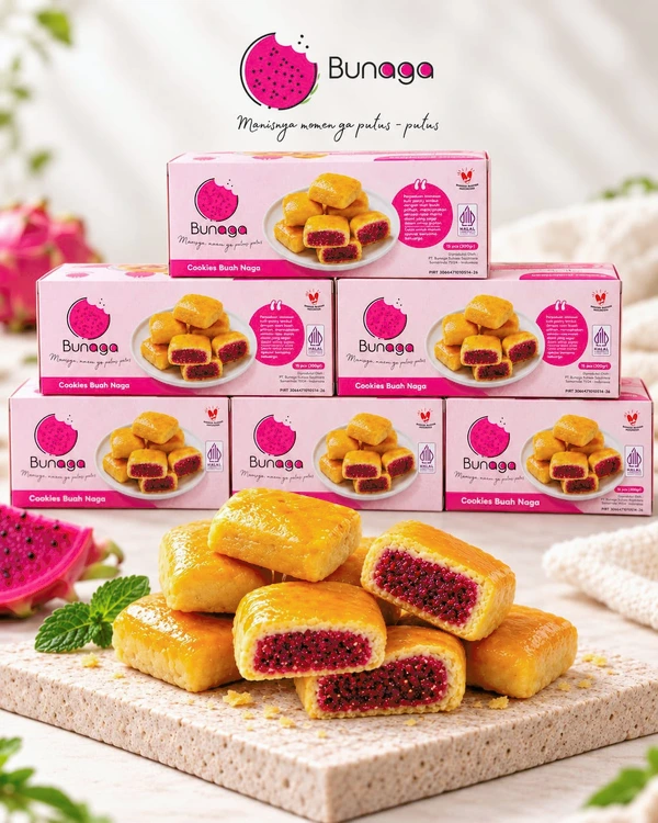 kukis buah naga