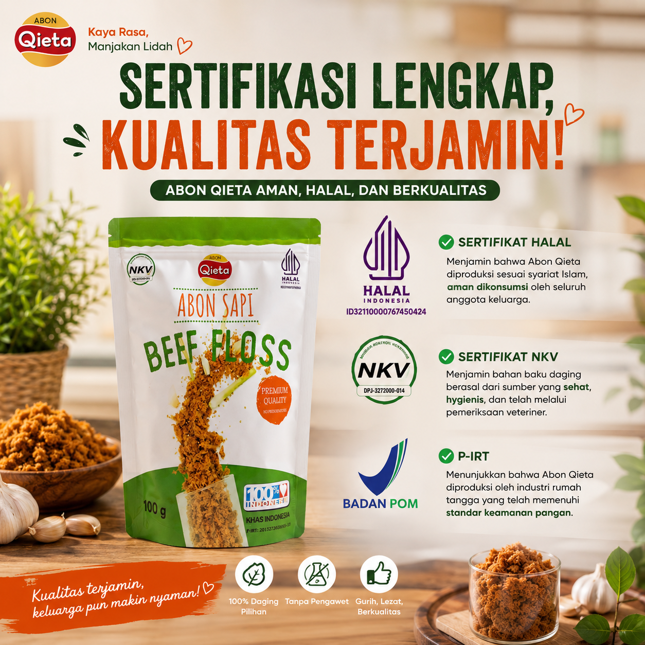 Abon Sapi Qieta