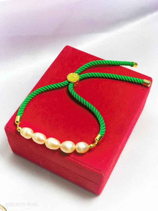 Gelang tali serut mutiara air tawar