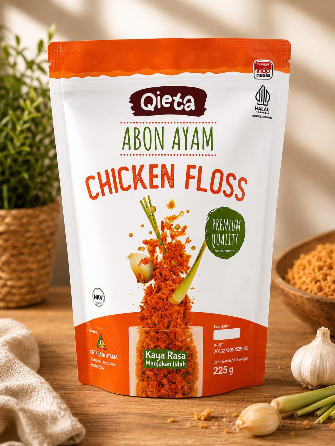 Abon Ayam Qieta 225g