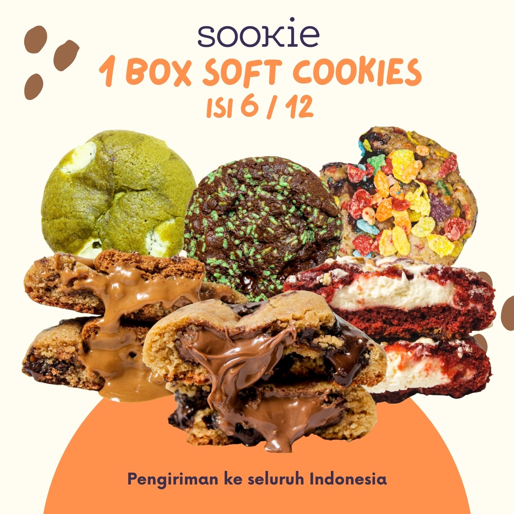 Soft Cookies box of 12 by SOOKIE