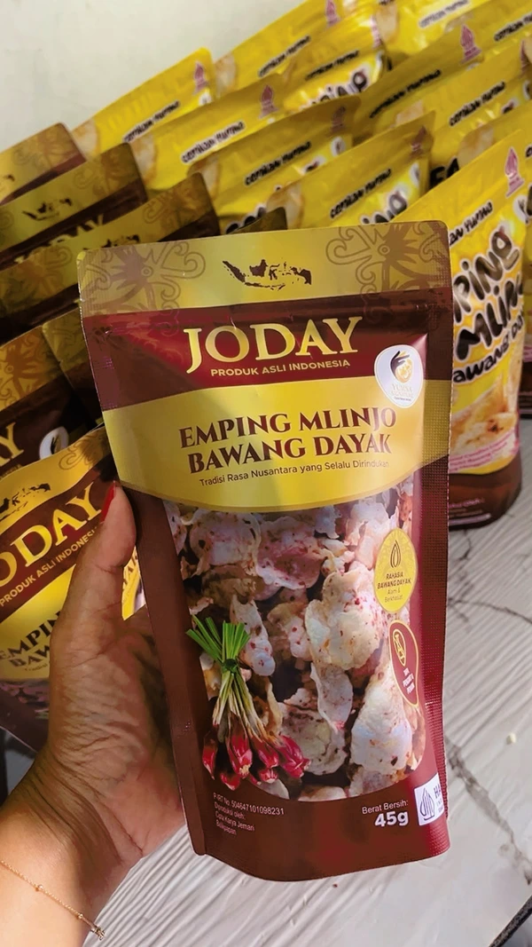 Emping Blinjo Bawang Dayak