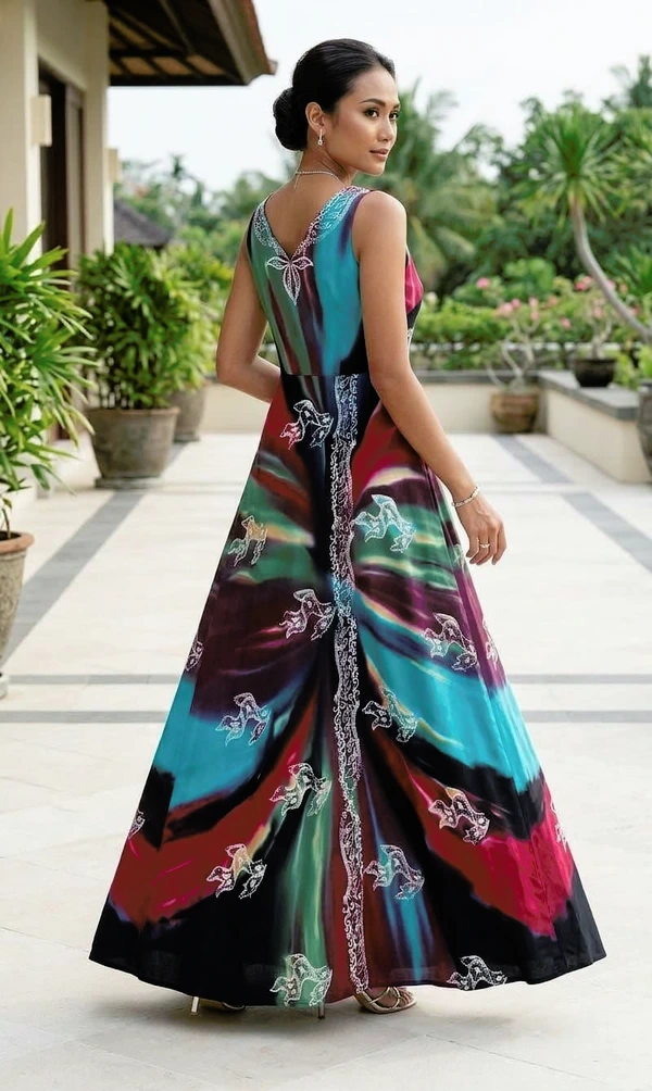 Batik Abstrak Amewa Mundam