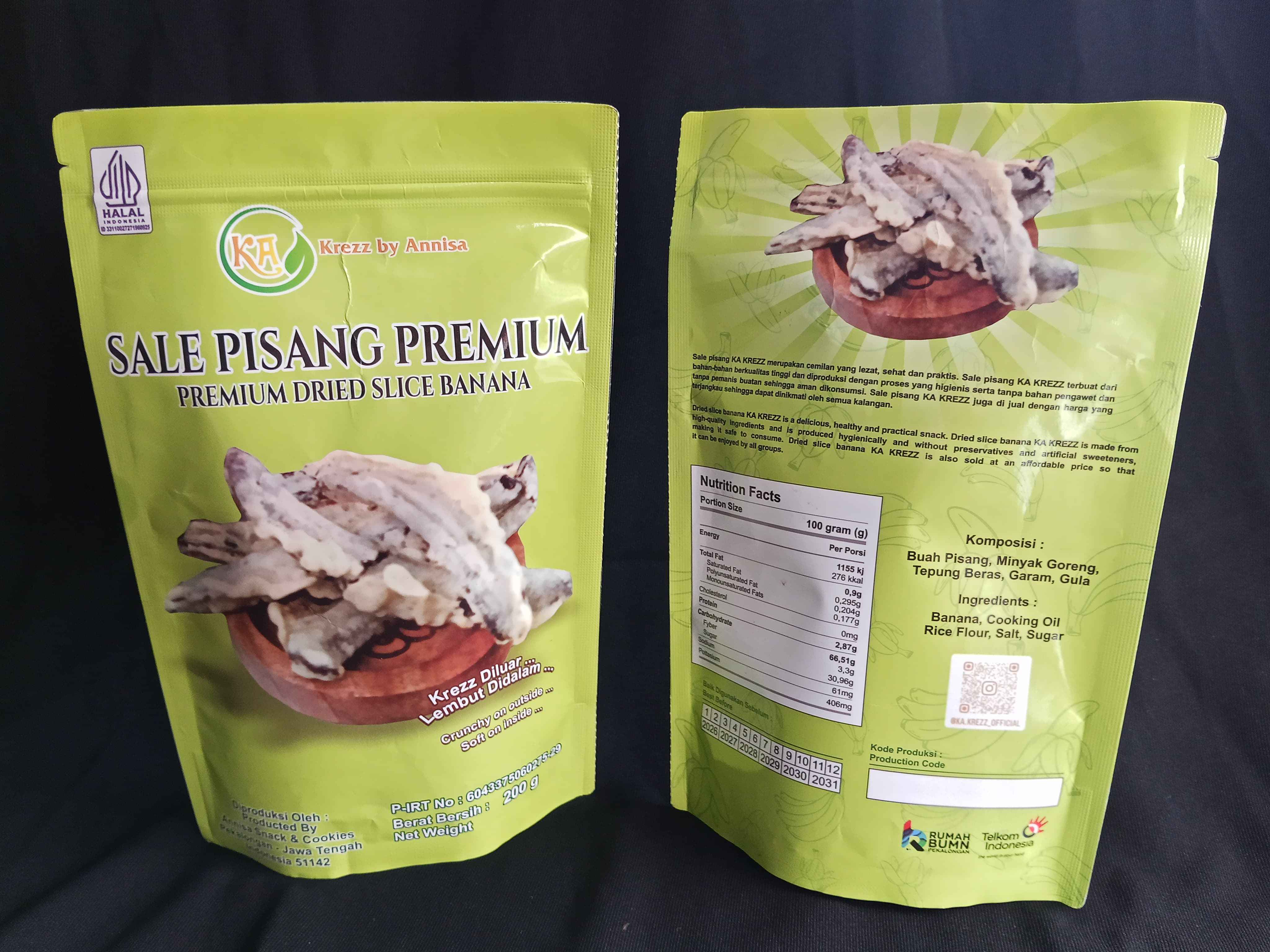 Sale Pisang Premium - Sale Pisang Khas Pekalongan, Kualitas Premium untuk Camilan Sehat dan Lezat
