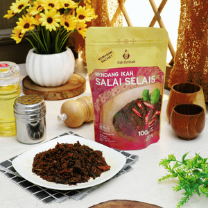 Rendang ikan salai selais