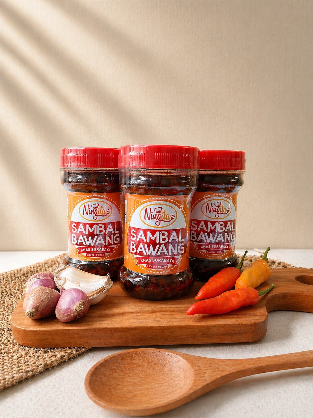 Sambal Bawang Pedas Ning Ita - Sambal Ning Ita