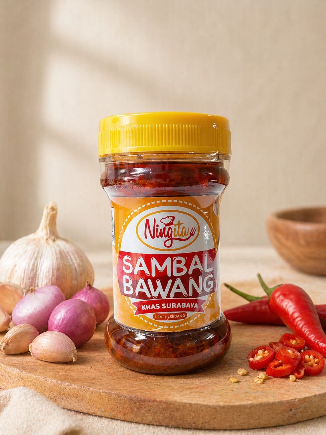 Sambal Bawang Sedang Ning Ita - Sambal Ning Ita
