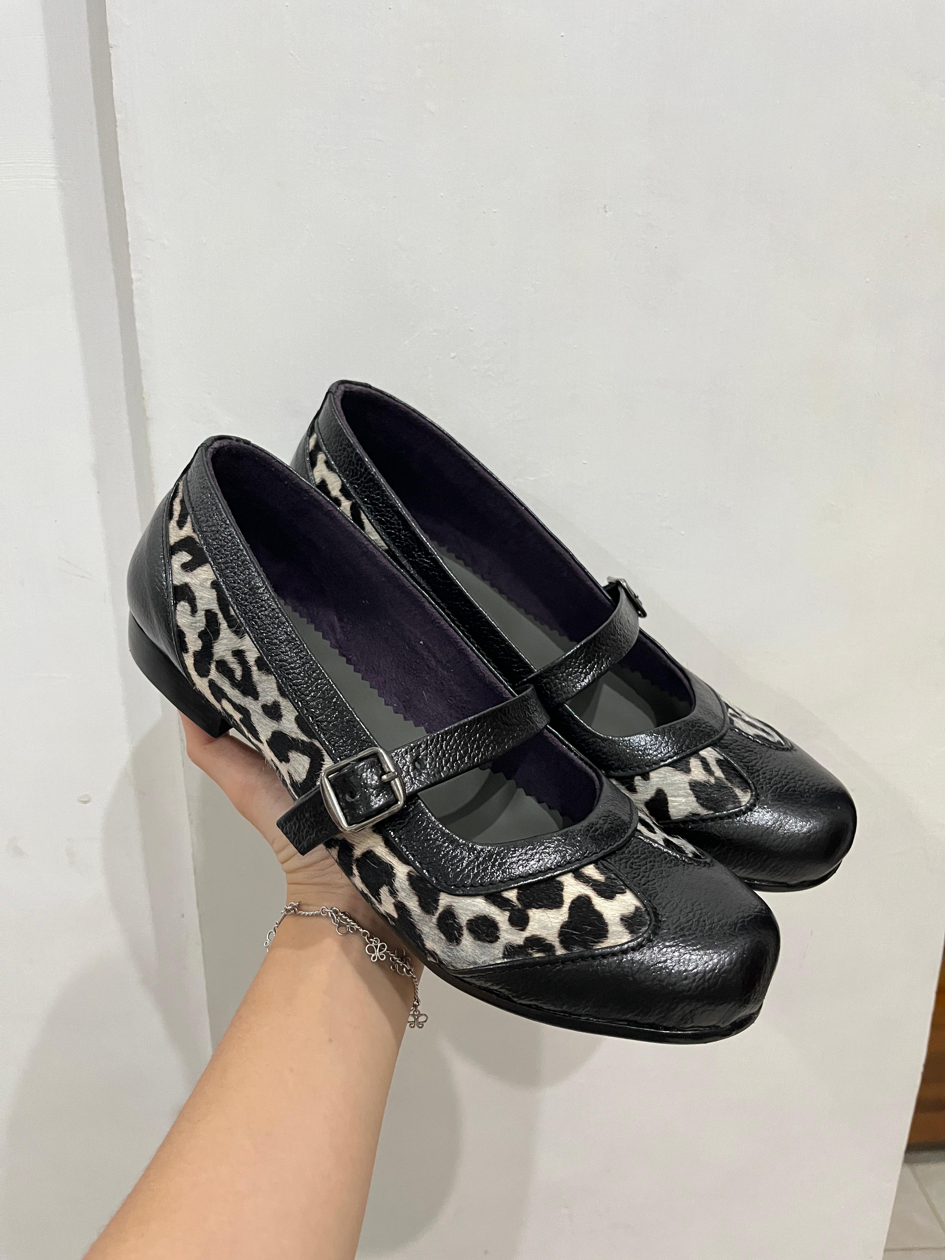 Flatshoes Leopard Black