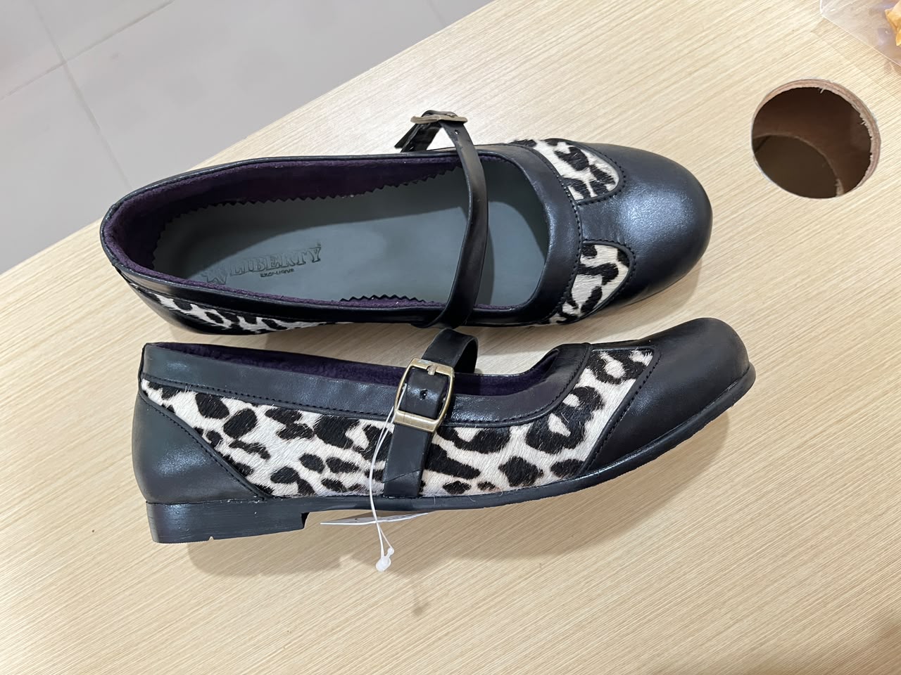 Flatshoes Leopard Black