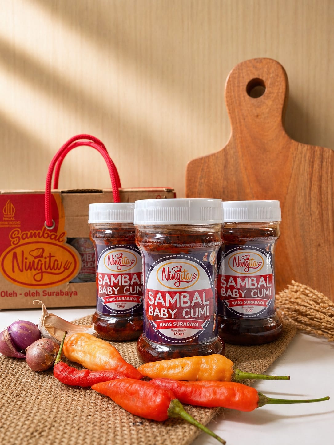 Sambal Baby Cumi Ning Ita - Sambal Ning Ita