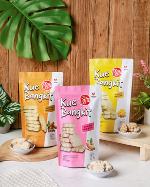 Fafin Kue Bangkit Aci Keju Jahe Kacang 110gr