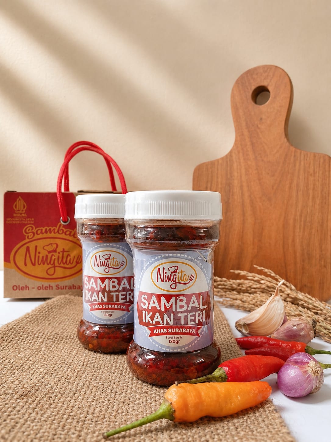 Sambal Ikan Teri Ning Ita - Sambal Ning Ita