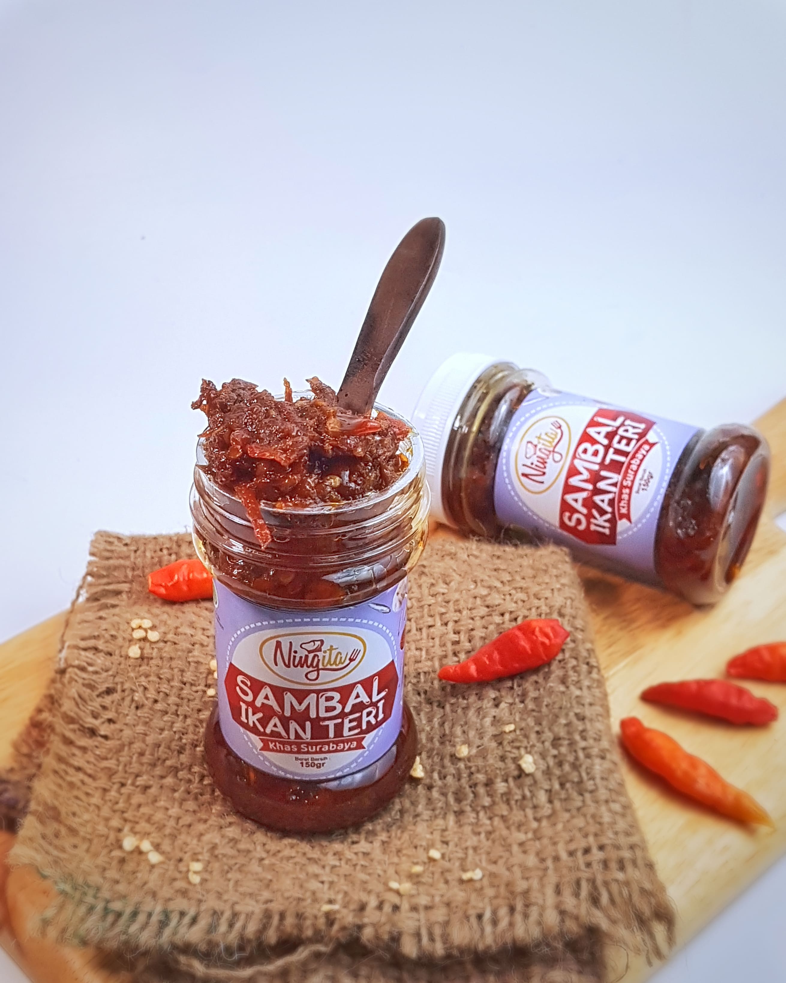 Sambal Ikan Teri Ning Ita - Sambal Ning Ita