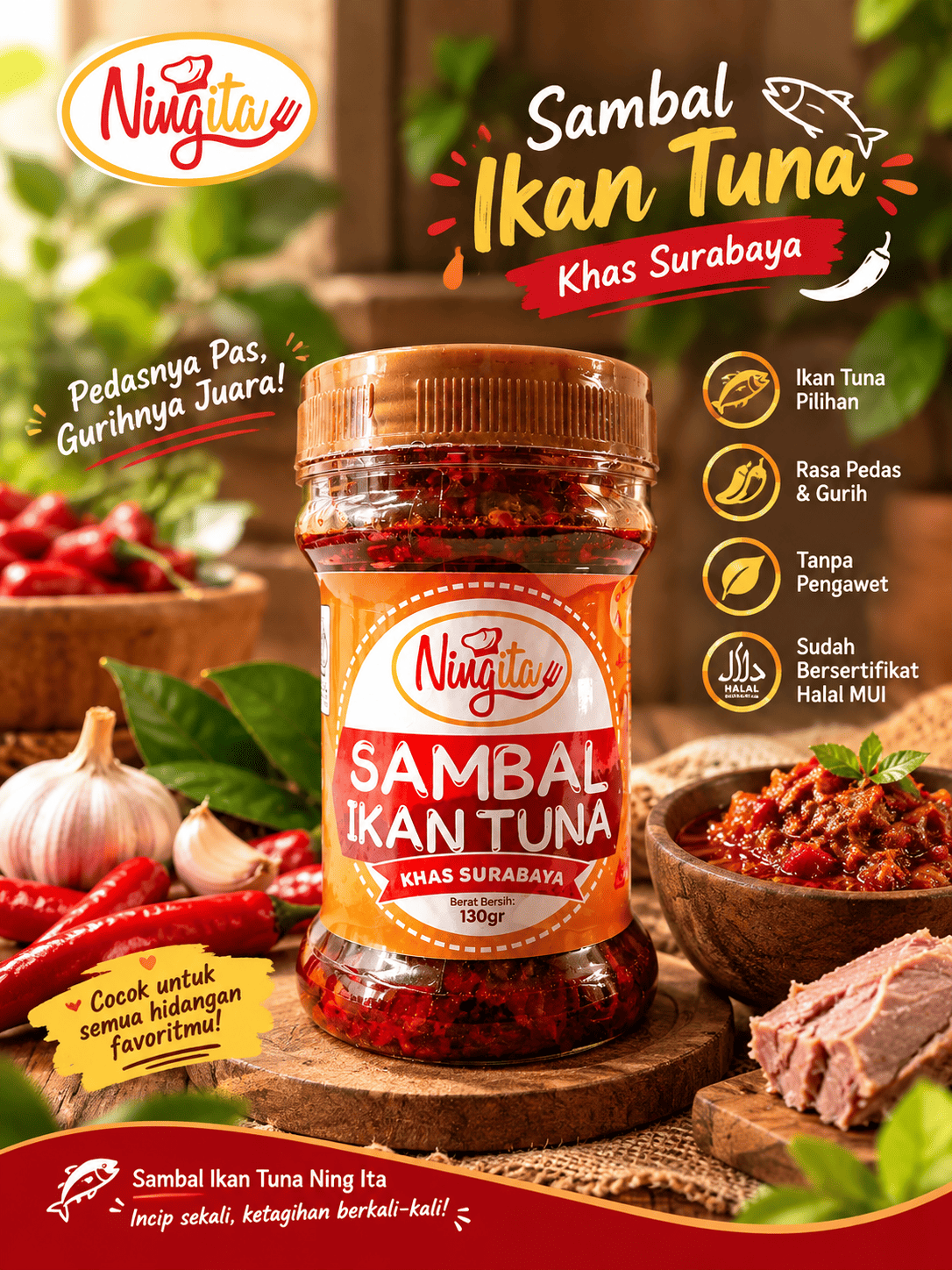 Sambal Ikan Tuna Ning Ita - Sambal Ning Ita