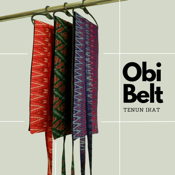 Obi Belt Tenun Ikat