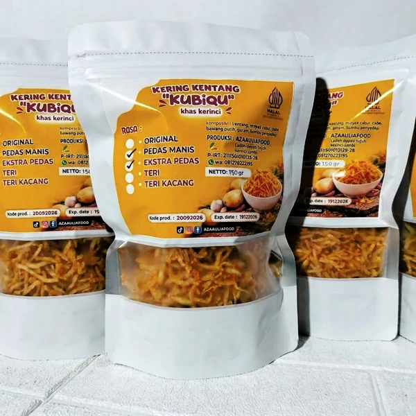 Kering Kentang KUBIQU 200gr