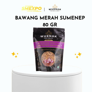 BAWANG GORENG SUMENEP PREMIUM ASLI TANPA TEPUNG WUENAK NETTO 80G