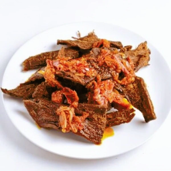 VIANI Dendeng Crispy Premium (150 gr) + Sambal