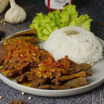 VIANI Dendeng Crispy Sapi  Premium (75 gr) + Sambal
