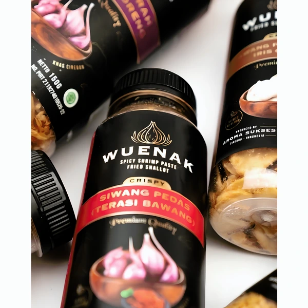 SIWANG TERASI BAWANG PEDAS ASLI TANPA TEPUNG PREMIUM WUENAK NETTO 90G