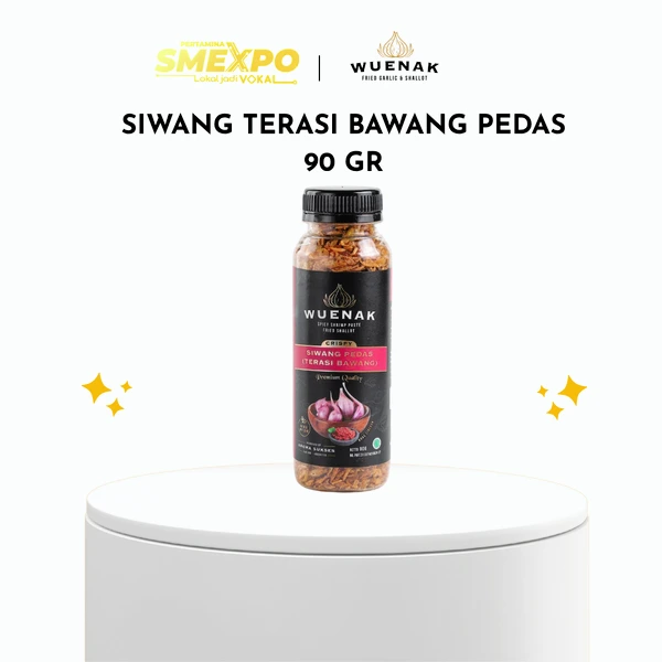 SIWANG TERASI BAWANG PEDAS ASLI TANPA TEPUNG PREMIUM WUENAK NETTO 90G