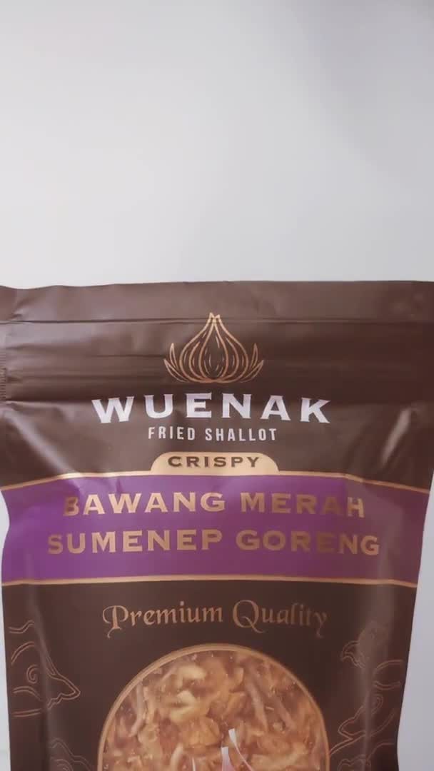 BAWANG PUTIH CINCANG GORENG KATING ASLI TANPA TEPUNG WUENAK PREMIUM NETTO 120 G
