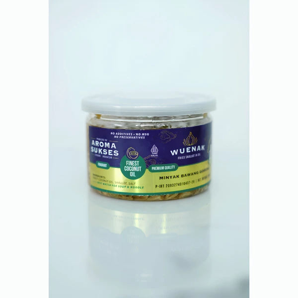 MINYAK BAWANG MERAH GORENG WUENAK NETTO 200 G BRUTO 230 G