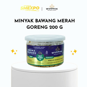 MINYAK BAWANG MERAH GORENG WUENAK NETTO 200 G BRUTO 230 G