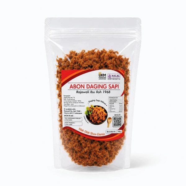Abon Sapi Pedas Ibu Iloh 1968 100g