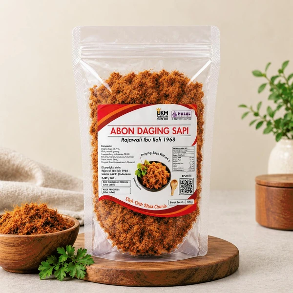 Abon Sapi Pedas Ibu Iloh 1968 250g