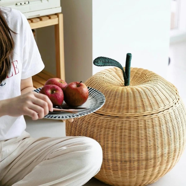 Apple Rattan Storage
