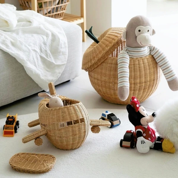 Airplane Rattan Decoration