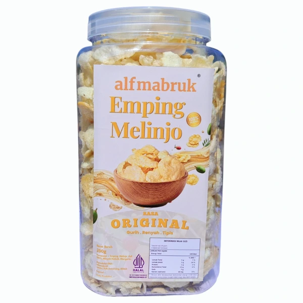 Emping Melinjo Origial - 200g Toples