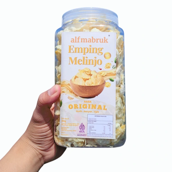 Emping Melinjo Origial - 200g Toples