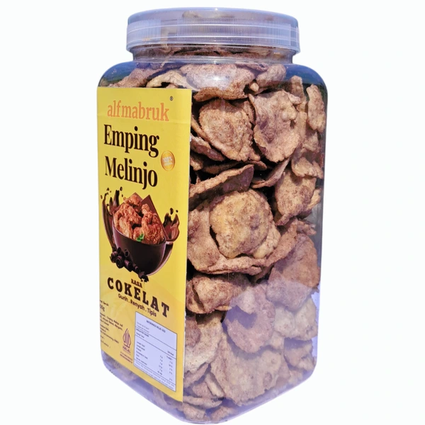 Emping Melinjo Cokelat -200g Toples