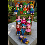 Cimy crochet dolls bagcharm keychain unik lucu handmade original