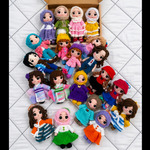 Cimy crochet dolls bagcharm keychain unik lucu handmade original