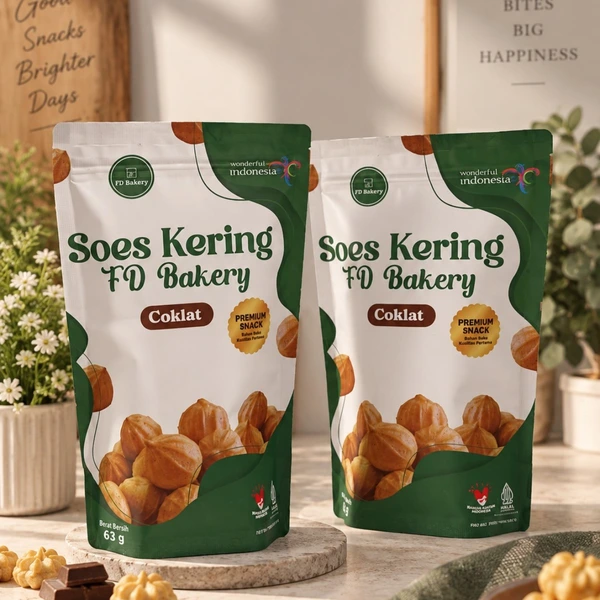 Soes kering Cokelat 63 g